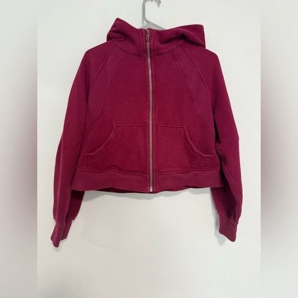 Lululemon Scuba Oversized Full-Zip Hoodie Deep-Luxe XS/S - Picture 3 of 6